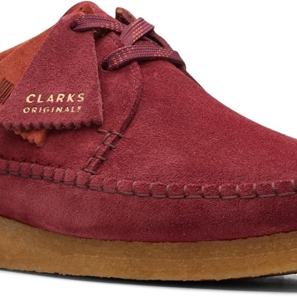 Clarks Weaver Oxblood Suede main image 4